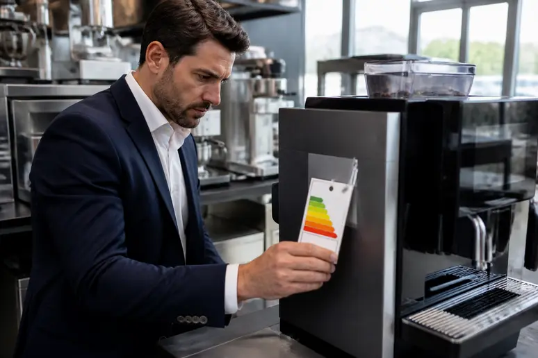 Materiel-necessaire-pour-ouvrir-un-salon-de-the : choix réfléchi de machine à café professionnelle par un entrepreneur français.