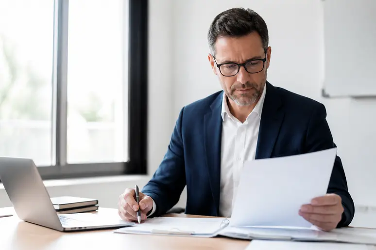 Un professionnel révise le cadre juridique pour réussir certification AMF sans erreur.