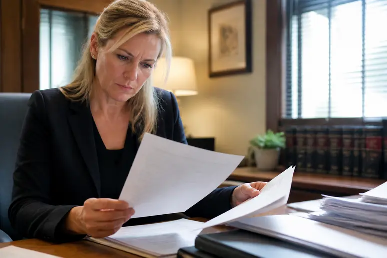 Salarié consultant les documents juridiques pour contester un refus de congé sabbatique aux prud'hommes