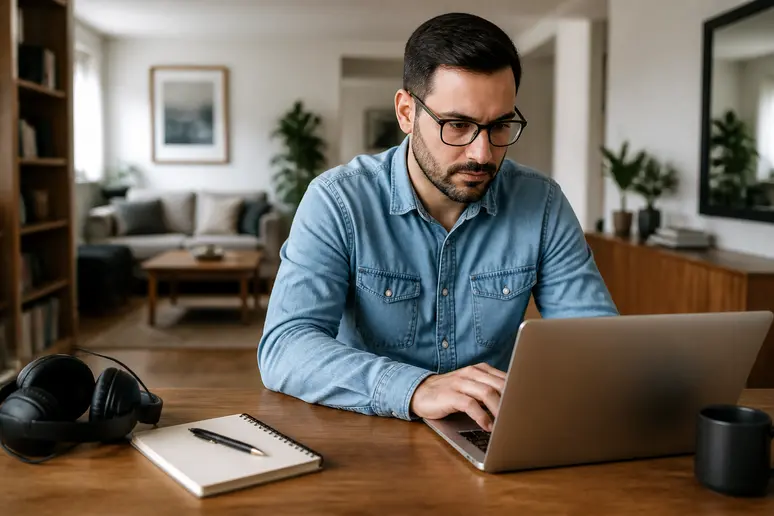 Espace de travail à domicile pour un complément de salaire Amazon domicile organisé avec soin